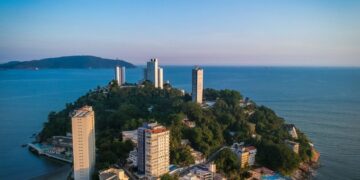 Vista aérea de São Vicente
