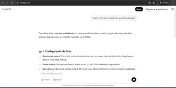 Foto profissional: veja como fazer a sua usando o ChatGPT